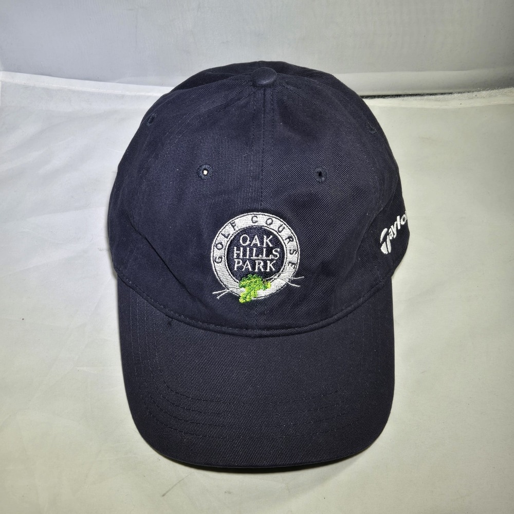 TaylorMade Oak Hills Park Golf Course Hat Blue Tmax Gear‎ Adjustable Adult